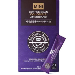 커피빈 콜롬비아 아메리카노 미니 90T (0.9g x 90개입) [원산지:국산]