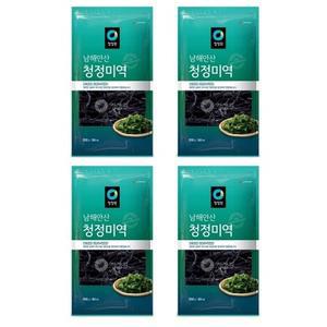 청정원 남해안산 청정 미역 200g(80인분) x 4개 맛있는 반찬 국 무침 샐러드 미소장국 다양한 요리 조리