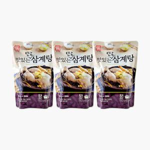 한성 맛있는 인삼 삼계탕 900g x ３봉 (소비기한 25.08.25)