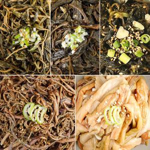 산나물반찬 완제품 150gx5종세트(고사리/취나물/부지깽이/곤드레/토란대)