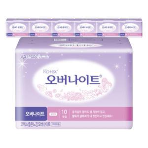 좋은느낌 코텍스 생리대 오버나이트10개입 X7