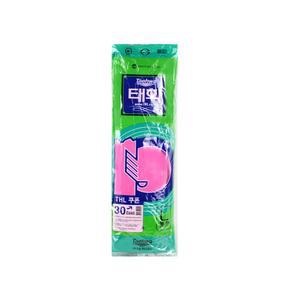 00042 태화고무장갑-꽃밴 L /10개/핑크