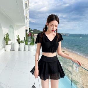 망사덮개 투피스수영복 128-000287여성수영복 여자수영복 망사수영복 여성스