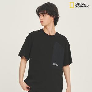 카커투 가슴포켓 우븐배색 H/TEE  N232MTS240