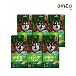 풀무원아미오 강아지 자연담은간식 닭고기 육포 유산균 PLUS(50g) x 6개