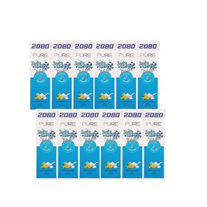 2080 퓨어 치약 베이킹소다 담은 레몬라임향 120g x3입 x4개(총12개)