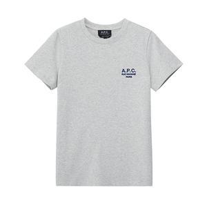 아페쎄 반팔티 COEZC F26842 PAA HEATHERED ECRU 데니스 자수 로고 그레이 여성반팔티 당일발송