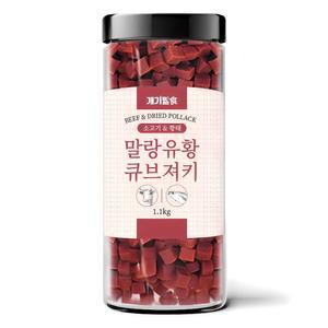 개기월식 말랑 유황 큐브 져키 강아지 간식