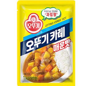 오뚜기 카레 매운맛 1kg 1개