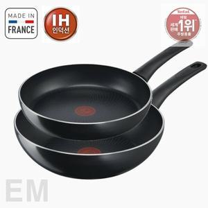 테팔 인덕션 티타늄 제너러스쿡 프라이팬(2종) 24cm + 볶음팬 28cm