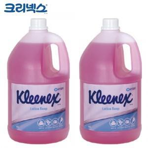 핸드워시 4L 크리넥스 플로럴향 x 솝 2개 로션