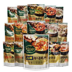 CJ 제일제당 비비고 간편국 사골곰탕 300G 외 29종 육개장 미역국 설렁탕 즉석식품 간편식