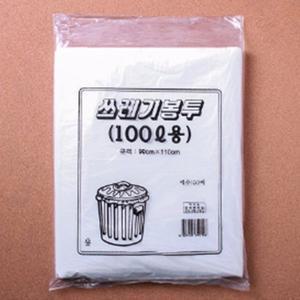 [기타]대용량비닐봉투 100L 100리터 큰 비닐 쓰레기 쓰래기 봉투 봉지 특대 흰색 50매
