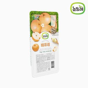 뉴뜨레 냉동 가당 배 퓨레 1kg  /국산 배 90%