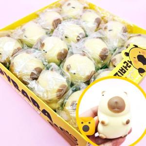 16 피젯 오동통 때 말랑이 개입 카피바라 스트레스해소 토이 한박스 마시멜로 주물럭