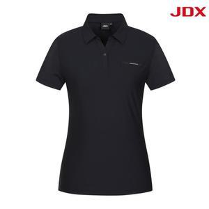 JDX 세이브존07 여성 타공 변형 티셔츠  X1TSV6513BK