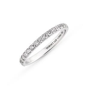 18k 랩 다이아몬드 이터니티 밴드 반지(2mm)