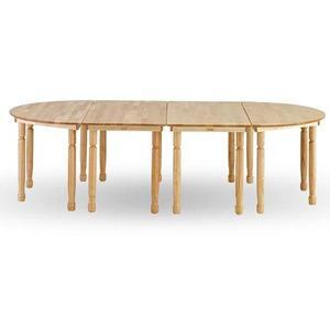 N 자작나무책상 대 H65cm 4개1세트