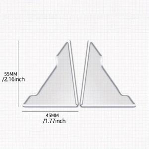 2/4PCS 투명 도어 코너 충돌 방지 스티커 자동차 보호 스크래치 및  스트립