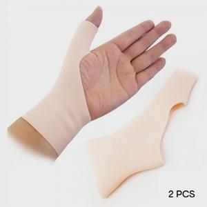 살색 손목보호대(약13x6cm) 2p 실리콘 양손가능