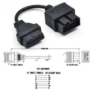 자동차 진단 16핀 어댑터 커넥터 obd 케이블 Sportage 20핀 obd2 20pin kia