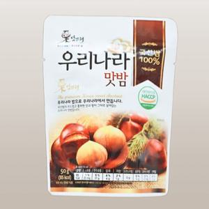 국산밤100% 밤뜨래 우리나라 맛밤 50g x 10봉