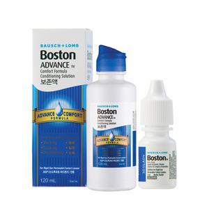 바슈롬 보스톤 어드밴스 컴포트 포뮬라 컨디셔닝 솔루션 120ml+리퀴드 엔자임 클리너 5ml 세트