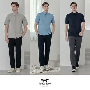 [최초가 129000원][25SS최신상][Wolsey] 울시 남성 텐션 올데이 쿨 팬츠 3종