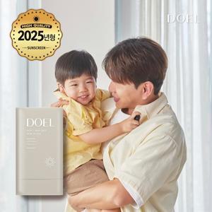 도엘 DOEL 100  무기자차 온가족 선스틱 국내최대용량 25g  본품 1개)