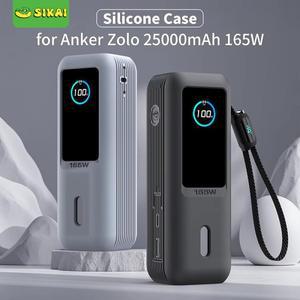 Anker Zolo용 실리콘 케이스 보조배터리 휴대용 충전기 보호 여행 운반 TF/SIM 가방 25000mAh 165W