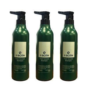 TS 엑스 비오틴 트리플 솔루션 샴푸 500g 3개