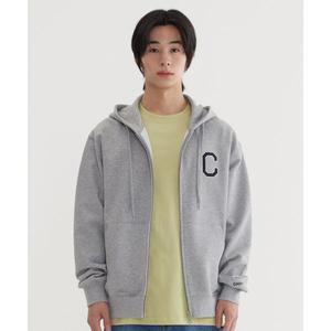 커버낫 COVERNAT C 로고 후드집업 Melange Gray CO2501HZ31MG 287811