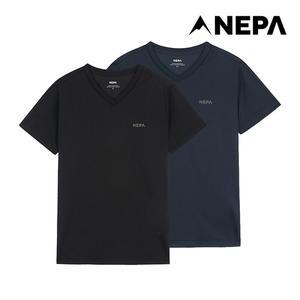 공용 데일리팩 브이넥 티셔츠 2PACK) 7LG5362
