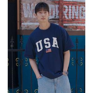 후아유 WHO.A.U [함준수PICK]USA Patch T-shirt WHRAF2591U 151212