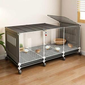 병아리집 오리 닭장 케이지 블랙 메추리 사육장 조립식 새장 3칸 107x37x45