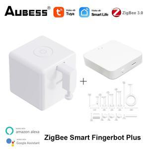 투야 스마트봇Tuya Zigbee 스마트 핑거봇 플러스 스위치 버튼 푸셔 홈 라이프 앱 Gateway Alexa Google Hom