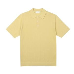 [롯데백화점]본 남성 S/S 하이게이지 티에리 반팔 니트 옐로우 BN4MSW859YE