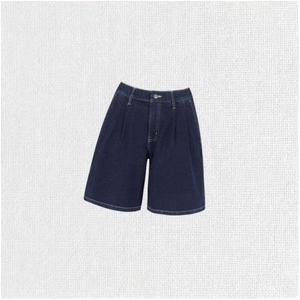 폴햄여성 쿨링 컴포트 5부 플리츠 데님 쇼츠PHF2DH2052 682964