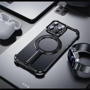 알루미늄 테두리 없는 케이스 삼성 갤럭시 S24 23 Ultra Plus 메탈 범퍼 방열 에어백 각도 적용