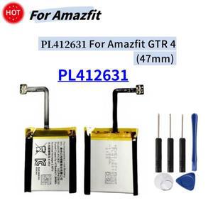 Amazfit GTR 4 47mm PL용 475mAh 배터리 교체 412631   시계 배터리 수리 교체 부품 + 도구