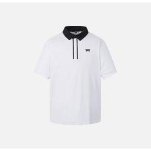 [PXG]PXG골프반팔티 JQJ PIAPM2202-01 남성 넥 원 포인트 카라 셔츠