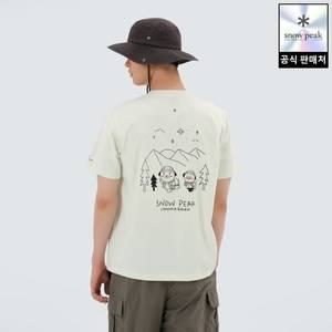스노우피크 [스노우피크X카카오프렌즈] S25MMFTS09 라이언과 춘식이 반팔 티셔츠 352761