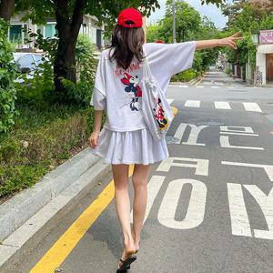 [핑크시슬리] SET/미니마우스 캉캉 치마바지세트