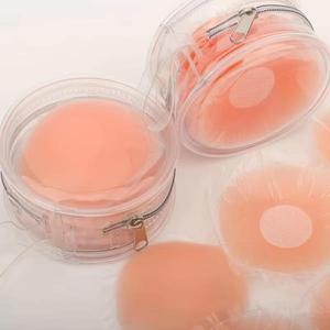 수영복브라캡 수영복실리콘패드 누브라 속옷 10 PCS 리플레이 가능한 여성 유방 리프트 젖꼭지 커버 보이지