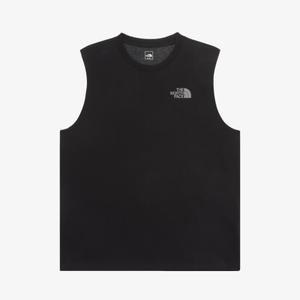 노스페이스 남여공용 냉감 기능성 민소매 나시티셔츠 25SS 남성 바스크 슬리브리스 NT7VR04A BLK