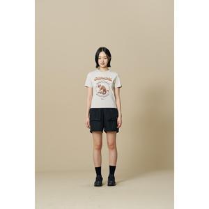 [롯데백화점]비비씨어스 BE42TH06U410 크랙 다람쥐 프린트 반팔 티셔츠_Cream