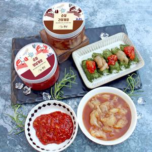 [푸띵]순살꽃게장 300g 2통 (간장/양념) 외 새우장/꼬막장 골라담기