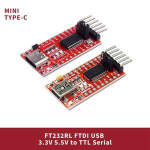 USB to TTL FT232RL FTDI 3.3V 5.5V 직렬 어댑터 모듈, Arduino Pro 지원 Type-C 미니 인터페이스