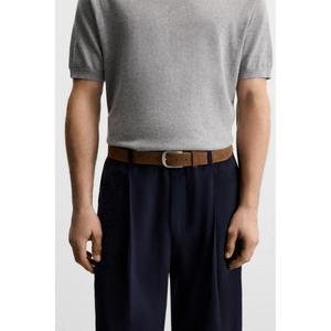 자라 ZARA 남성 스웨이드 가죽 벨트324382