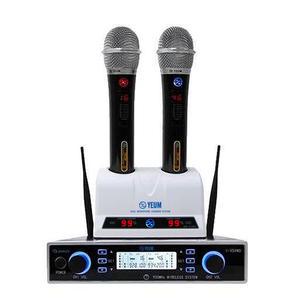 국산 2채널 무선마이크시스템 900Mhz 충전식 행사 노래방 강의용